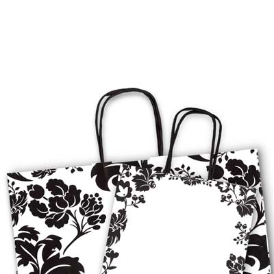 Bolsas de papel con asa.