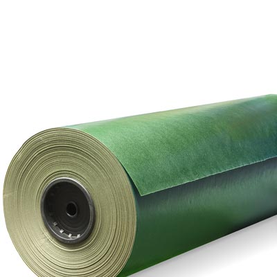 Bobina de papel kraft.