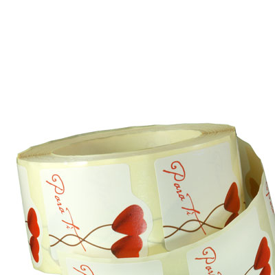 Etiquetas adhesivas.