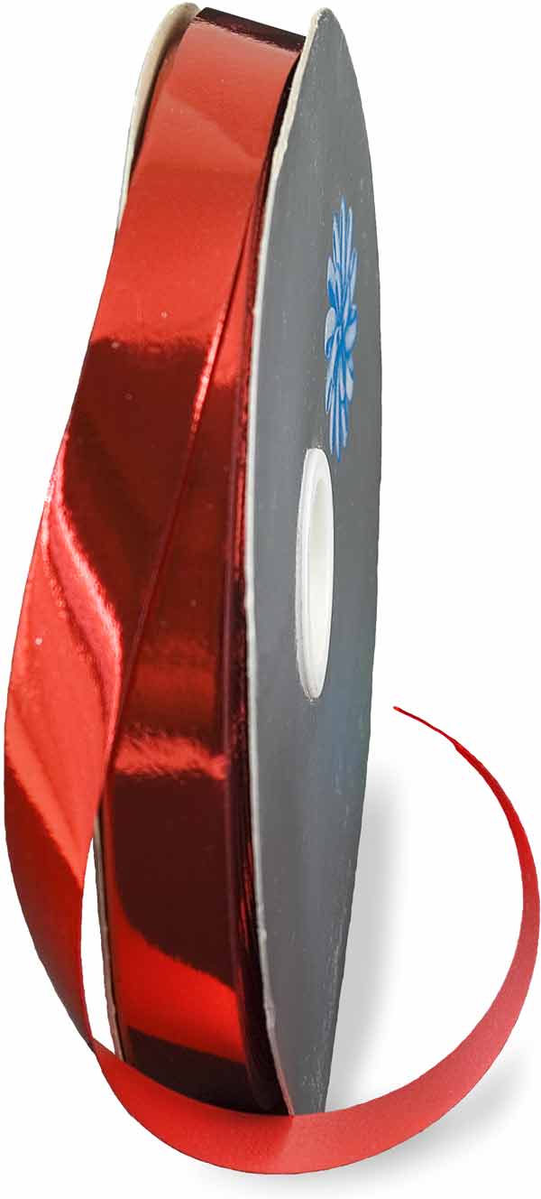 Bobina de cinta metalizada alto brillo.